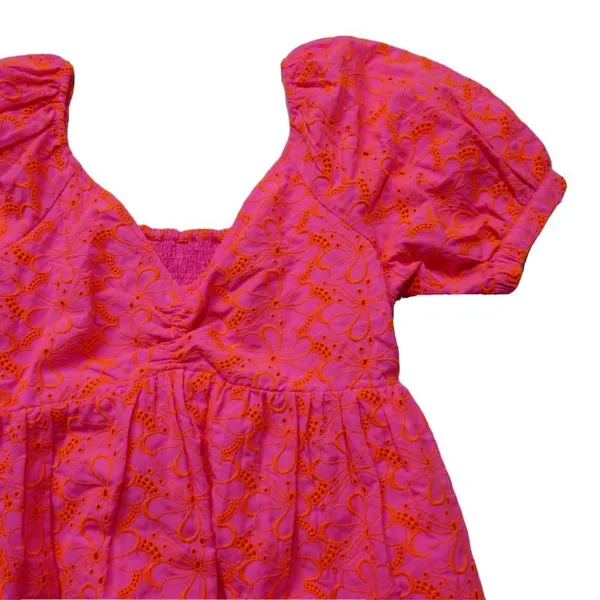 NWT Lilly Pulitzer Kina Midi in Pink Isle Psychedelic Swirl Eyelet Dress 8 $268 - Image 8