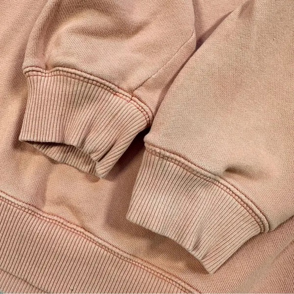 aerie Women’s Pullover Crew Neck Sweatshirt Longsleeve Lounge in Coral Orange M - Image 8