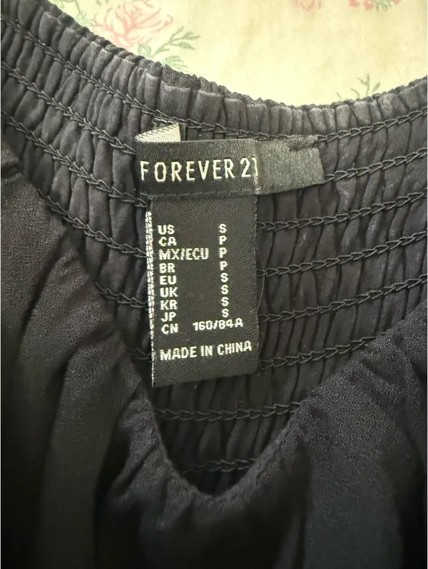 Black Forever 21 Mini Dress - Image 3
