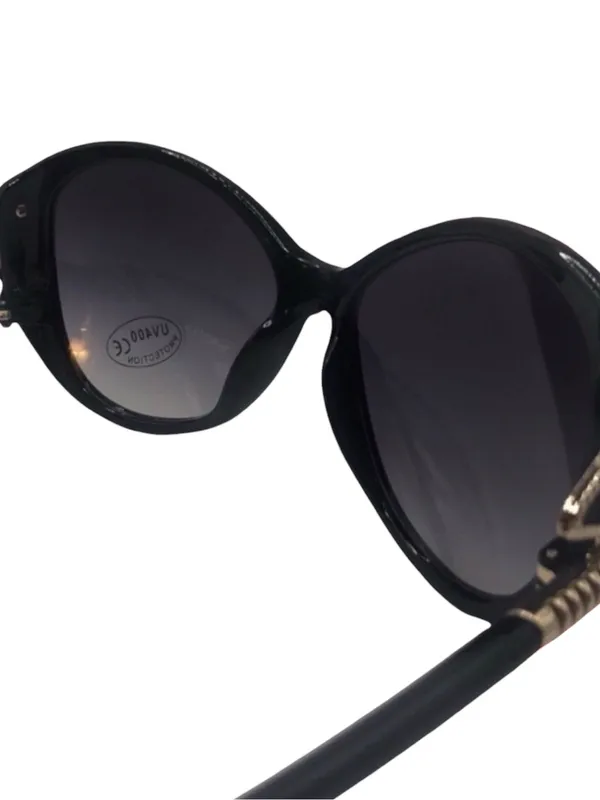 Women’s Sunglasses Black Oversized Lenses NEW - Image 4