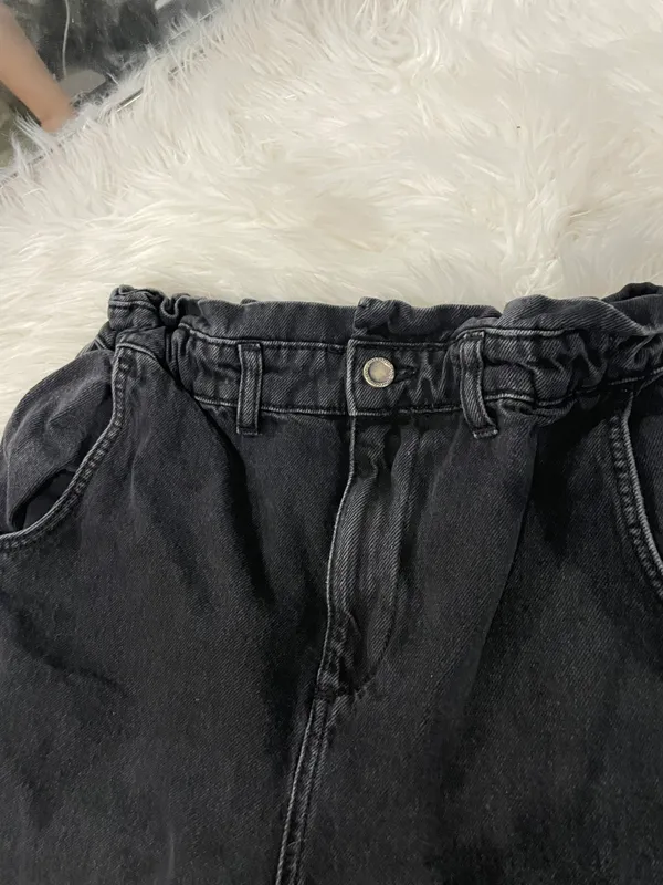 ZARA Paper bag Black Pants - Image 4