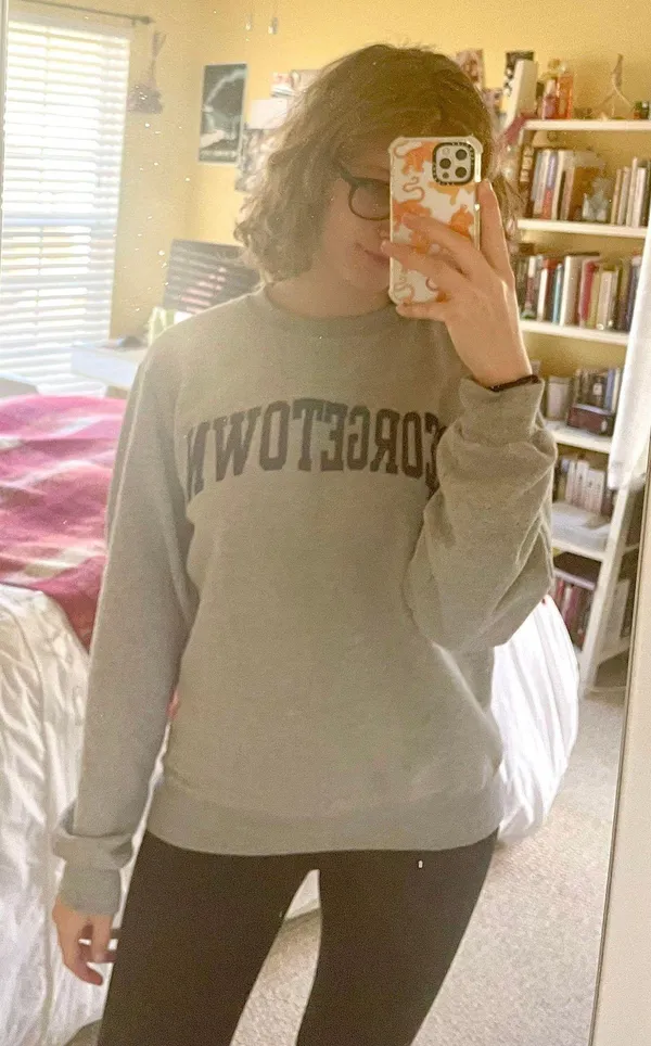 Champion Georgetown Embroidered Sweatshirt - Image 3