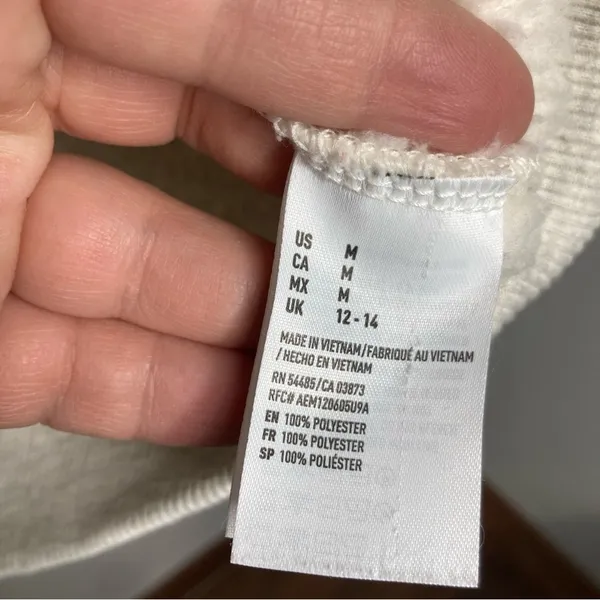 American Eagle Outfitters‎ teddy Sherpa jacket size medium - Image 6