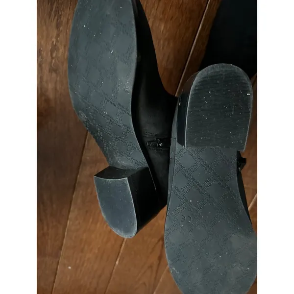 Vionic Ankle Boots Weather Resistant Black Suede Block Heel 8.5‎ Gorpcore - Image 5