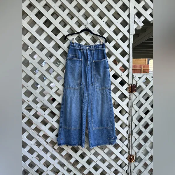 Free people CRVY Outlaw Wide-Leg Jeans - Image 5