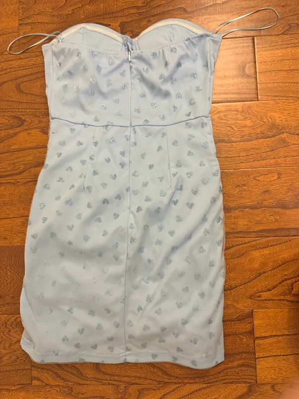 superdown Dress Light Blue Mini - Image 2