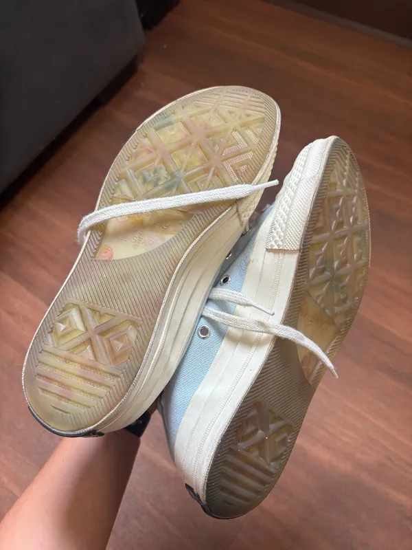 Baby Blue Converse High-Top - Image 4