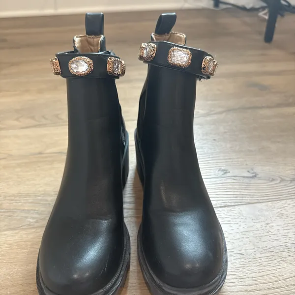 Steve Madden Amulet Booties Jewel Combat Platform - Image 2