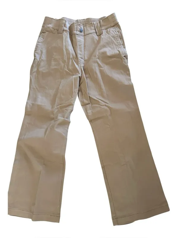 Hue Kick Flare Stretch Cotton Pull-On Pants, Tannin, Size Medium, NWT - Image 4