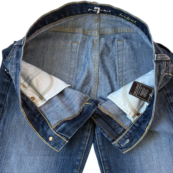 EUC 7 For All Mankind Bootcut Jeans Size 31 Tall Inseam - Image 4