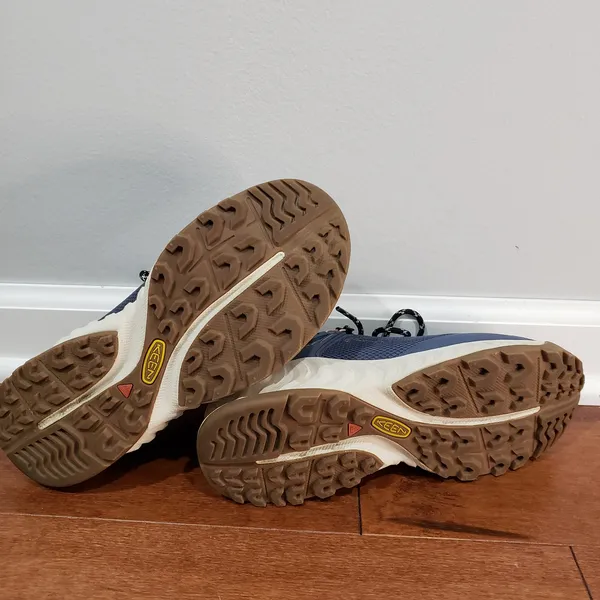 KEEN NXIS EVO Waterproof Hiking Shoes Women's 7.5 Blue Trail Sneakers - Image 5