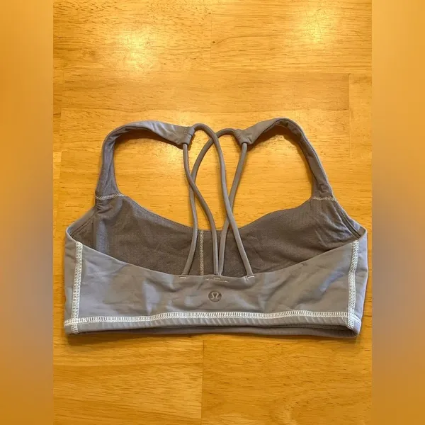 Gray Women's Sports Bra - Image 3