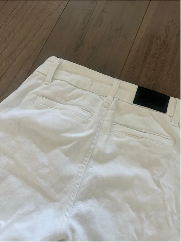 Women's BCBGeneration White Trouser Wide Leg Ankle Pants Size 0 - Image 7