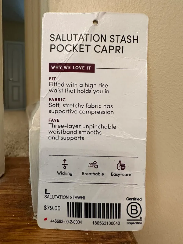 Athleta Salutation Stash Pocket Capri Pants - Image 4