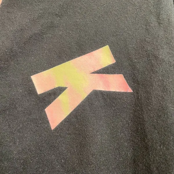PINK Victorias Secret Black Pink Logo Cropped Long Sleeve Top, M - Image 4