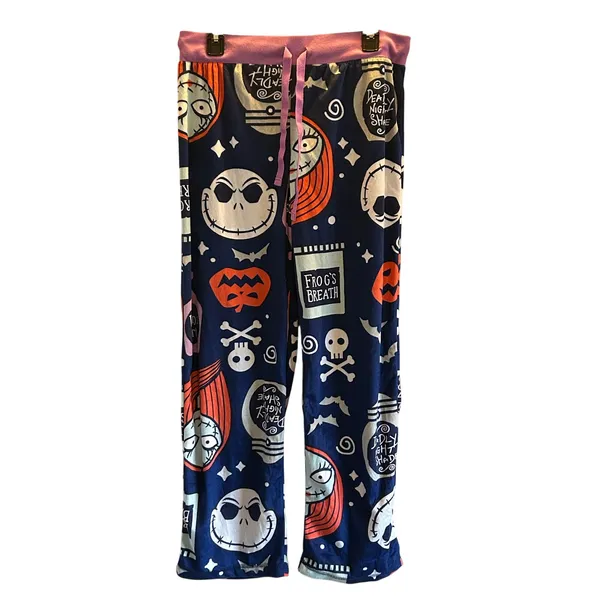Disney Nightmare Before Christmas pajama bottoms Medium soft comfy cozy - Image 2