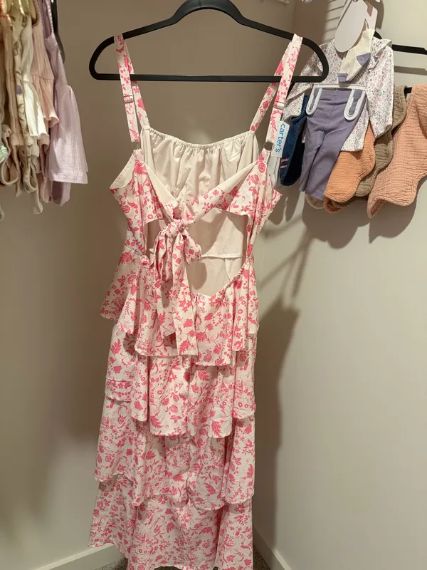 Amazon Pink Floral Dress - Image 2