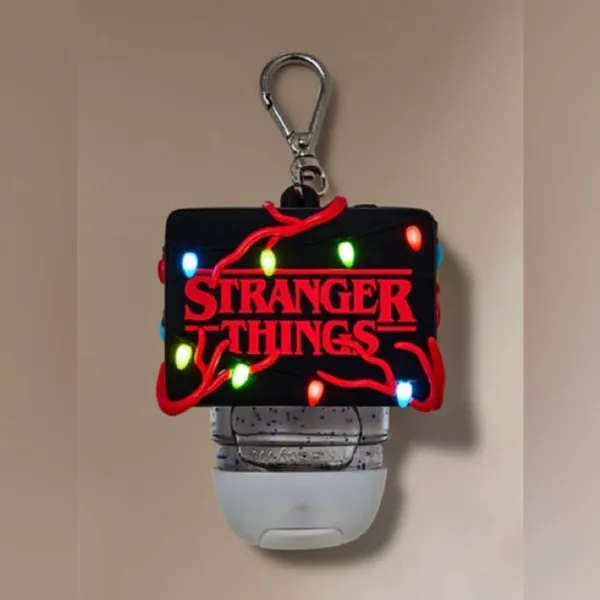 Bath & Body Stranger things Light up sign Pocket bac Holder lights upside down - Image 2