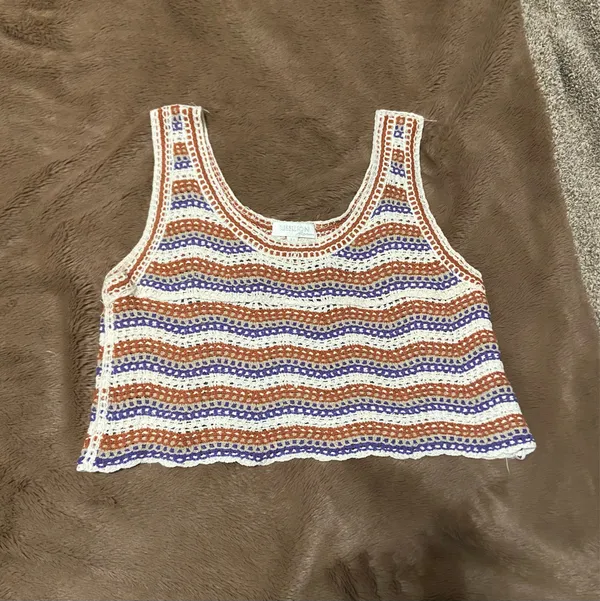 Rebellion Knit Cropped Tank - Image 2