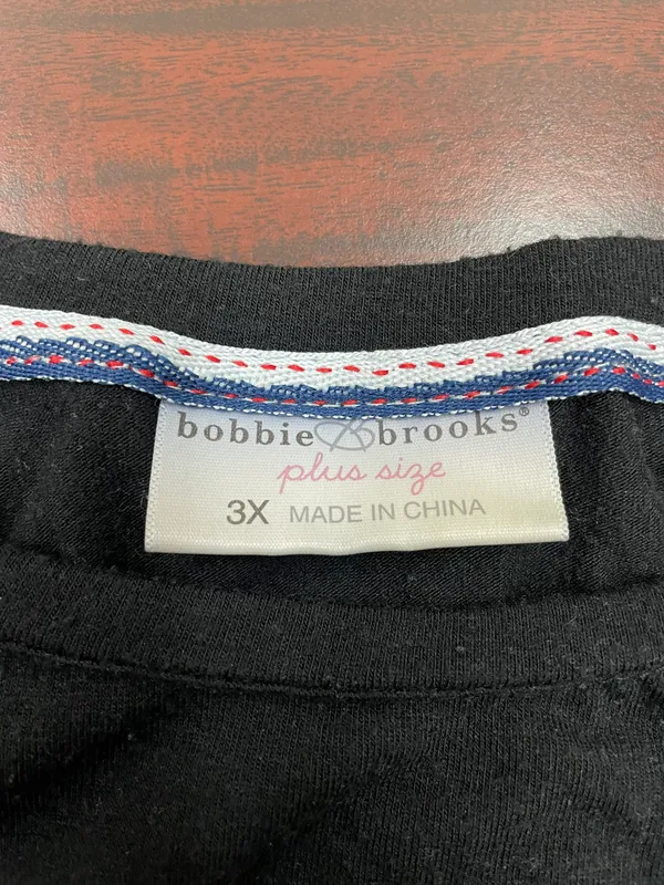 Brooks Bobbie Black Short Sleeve Pocket Tee-3X - Image 6