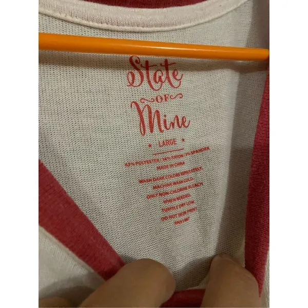 State Of Mine Naughty Is The New Nice Long Sleeve Top Size Large - Image 3
