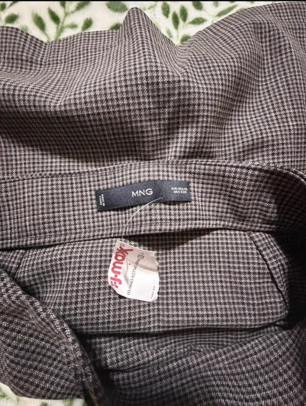 Mango houndstooth mini skirt - Image 3