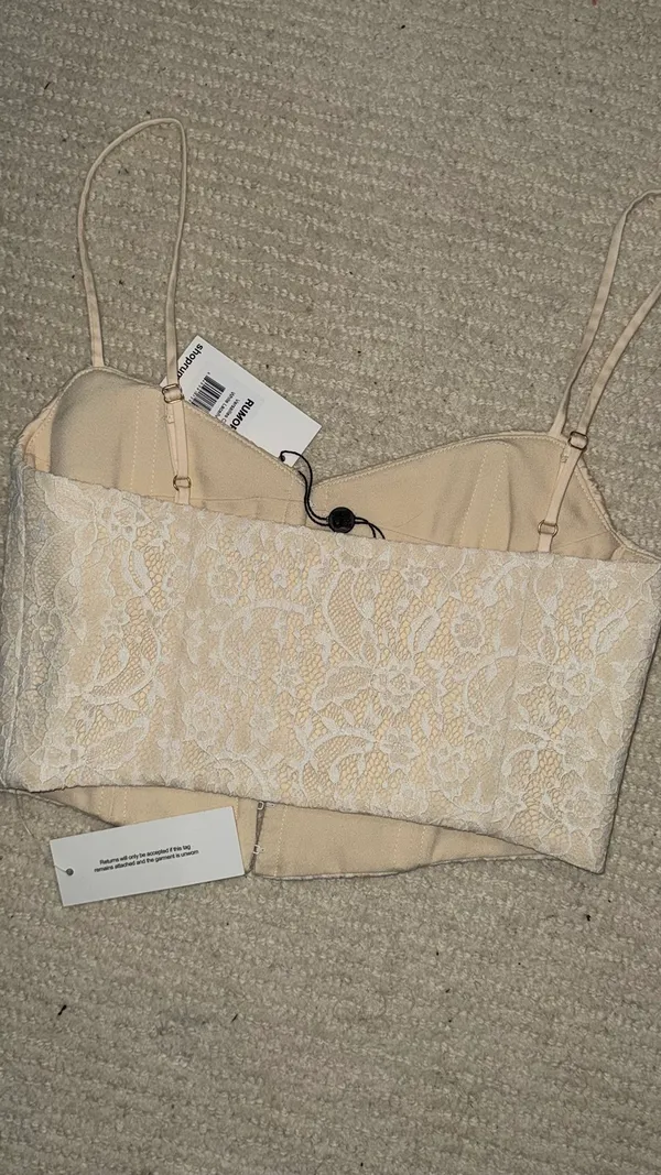 Rumored Versailles Corset NWT White Size 4 - Image 3