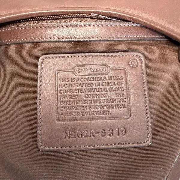 Vintage Coach y2k 2002 Legacy Hobo Mahogany Bag - Image 11
