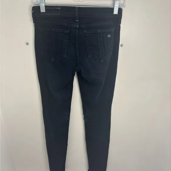 Rag & Bone JEAN Women 24 Skinny Indigo Blue Denim Pants Made in‎ USA - Image 8