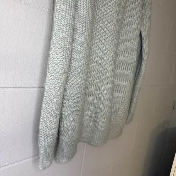 All Saints Green Bay Leanne Oversized Knit Cardigan Sweater Wool & Alpaca Medium - Image 8