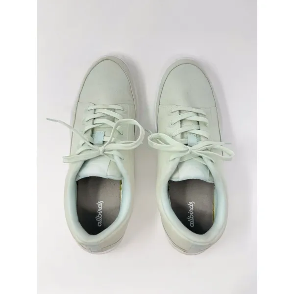 Allbirds Womens Shoes Green Leather Plant Pacer Sneaker Blizzard Sole US 10 - Image 8