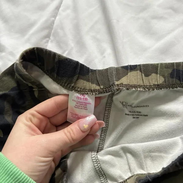 Womens Size Large Leggings‎ Pants Green Camo Activewear Yoga Training Outdoor - Image 5
