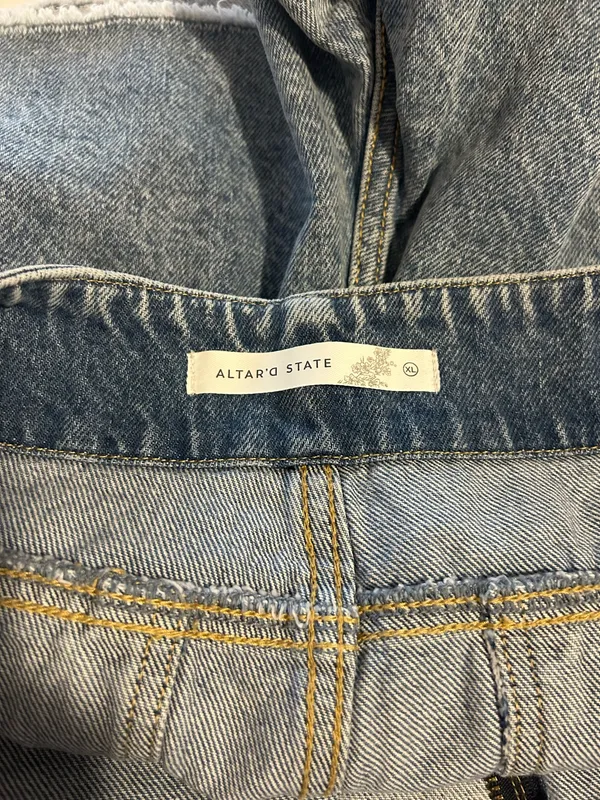 Altar'd State Skort Denim - Image 3