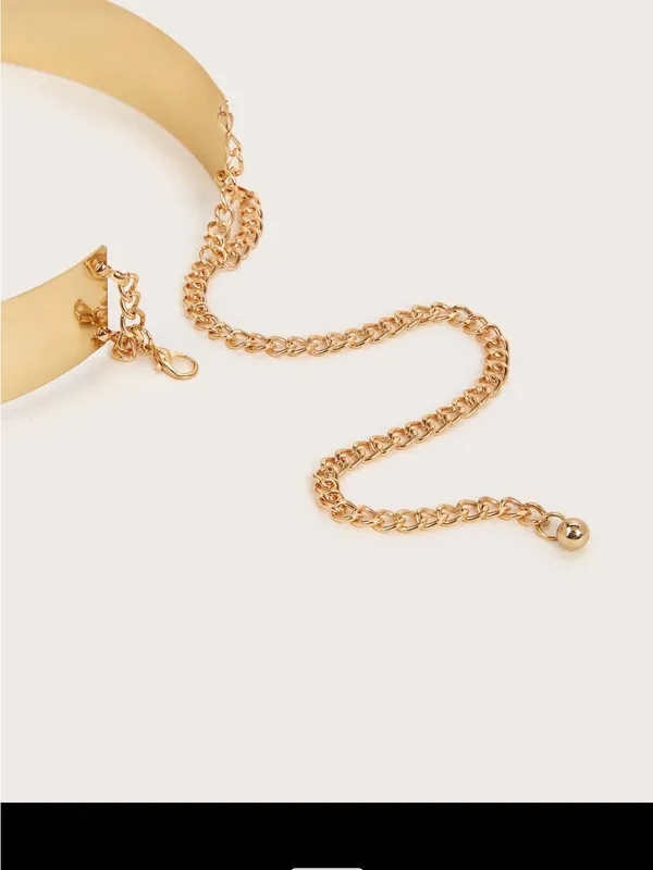 Gold adjustable belt for cosplay - Image 6