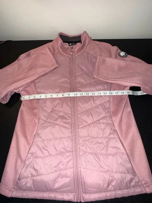 Spyder Women's Nova Full Zip Hybrid Jacket Misty Rose XL - Image 4