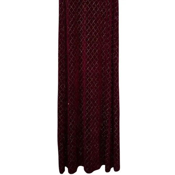 Vintage All That Jazz Glittery Maxi Dress Liquid Knit Whimsygoth Evening Party - Image 6