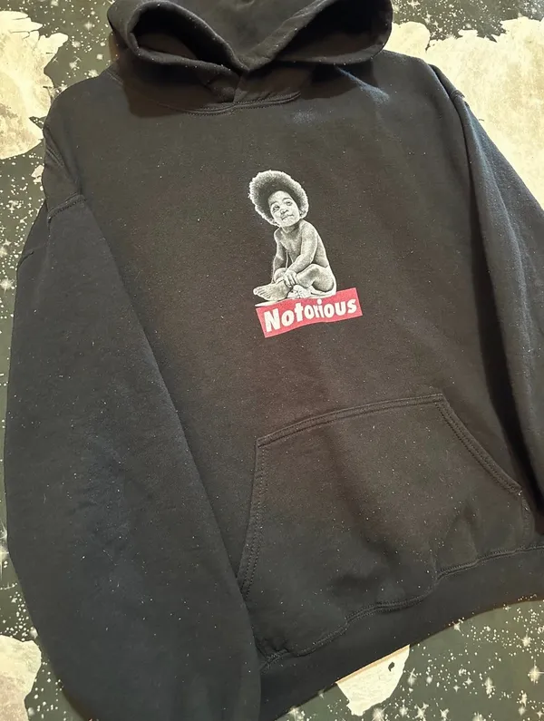 The Notorious B.I.G Album Cover Fleece Hoodie - Image 3