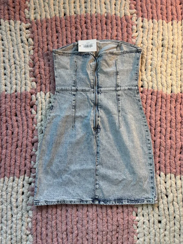 denim dress Blue Size L - Image 2