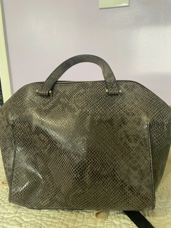 Designer Kate spade New York parliament square exotic satchel bag - Image 4