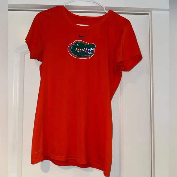 Nike Dri-FIT Bright Orange Gator Florida Tee - Image 5