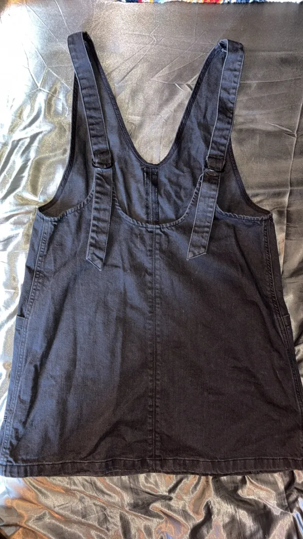 Black denim dress Size M - Image 4