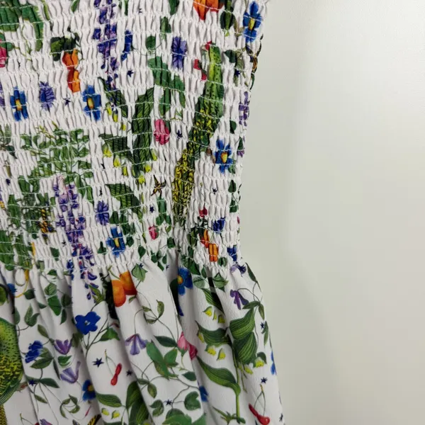 Hill House Stephanie Fishwick‎ Nap Dress XS Mulitcolor Garden Veggies Colorful - Image 3