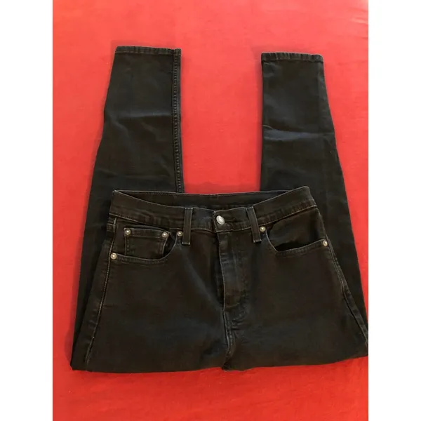Levi’s black denim skinny jeans - Image 3