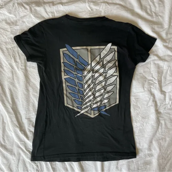 Attack on Titan Anime Wings of Freedom T-Shirt Small - Image 3