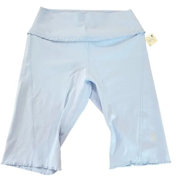 NWT FP Movement‎ Heart Rate High Rise Bike Shorts Blue Small Ruffle Girlcore - Image 3