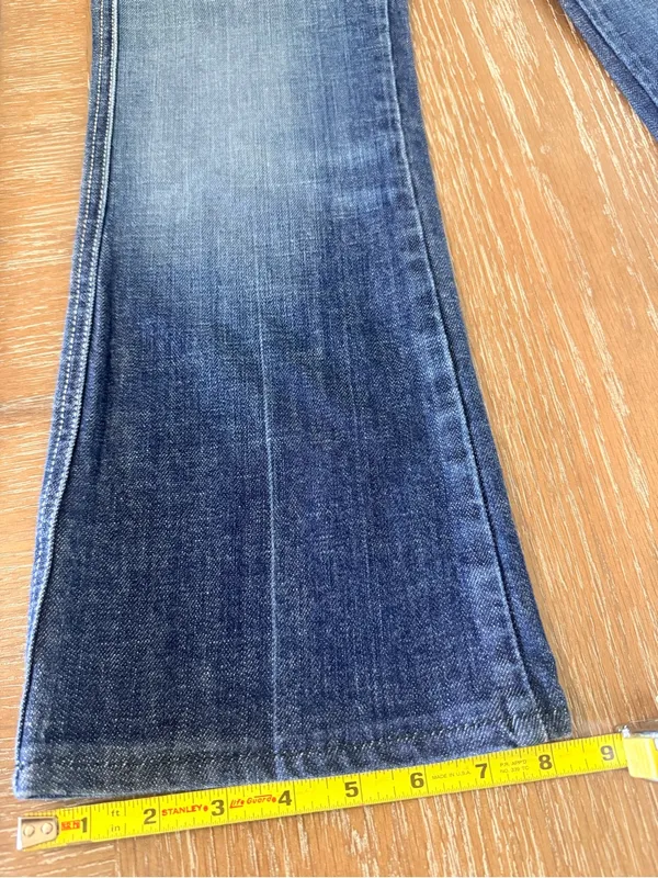 7 For All Mankind Women’s Dark Blue Bootcut Jeans - Image 9