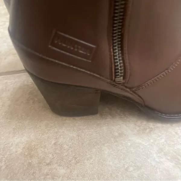 Hunter Women's Refined Zip Boot‎ Leather Bitter Chocolate US 8.5 - Image 4