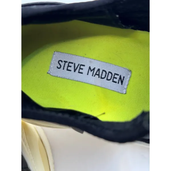 Steve Madden Shoes Women 7 Black NY90 Cinch‎ Tie Myles Sneaker Fashion Outdoor - Image 10