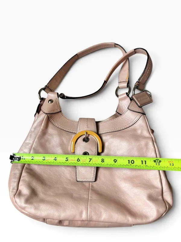 Coach Soho Leather Hobo Bag F17219 in Shell Pink - Image 11