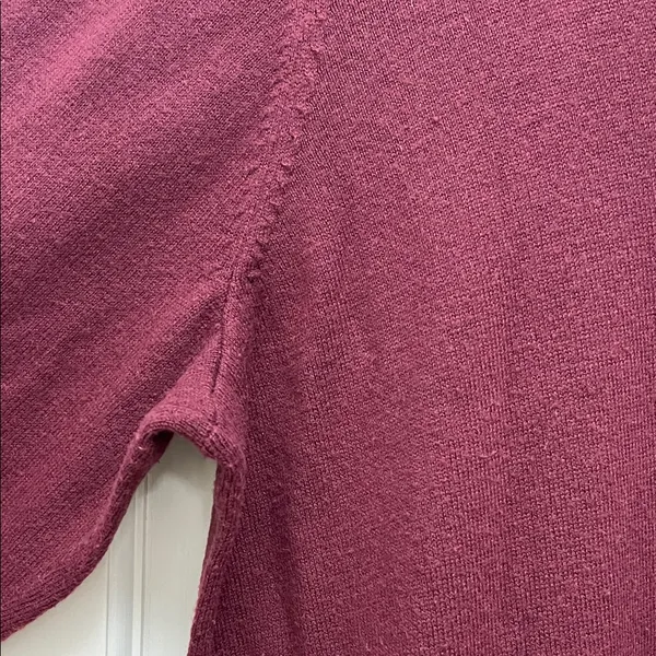LOFT Plus Rich Burgundy Turtle Neck Sweater Dress - Size 16/18 - Image 5